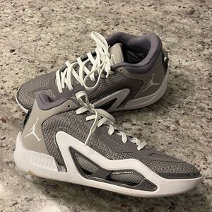 Jordan Athletic Sneakers in Gray and White
